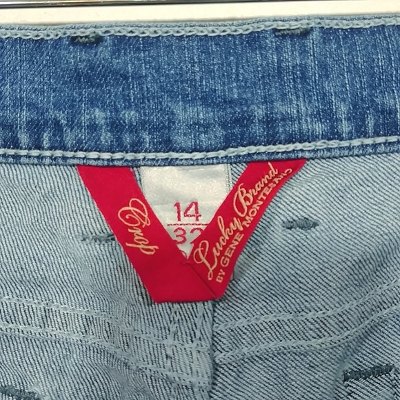 Lucky Brand Classic Rider Crop size 14/32 - Picture 7 of 8